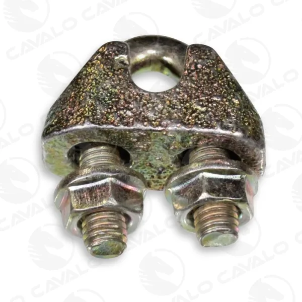 Cable clamp safety 6-7mm DIN EN13411-5 galv NG6.5