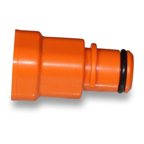 Transition piece orange press. regulat. to recta. pipe 22mm