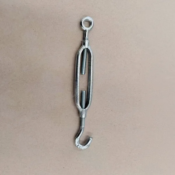 Wire tensioner, eye/eye, M6, DIN1480, galvanized